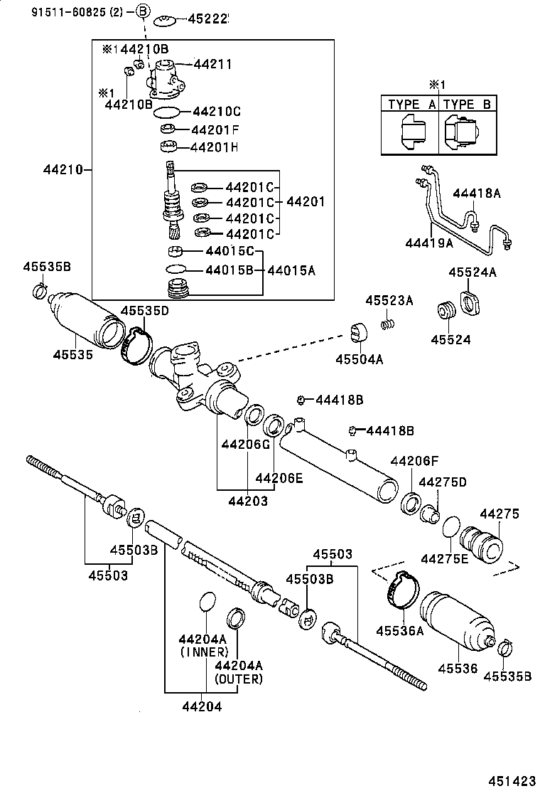 44210-44080 VALVE ASSY, POWER STEERING CONTROL product image