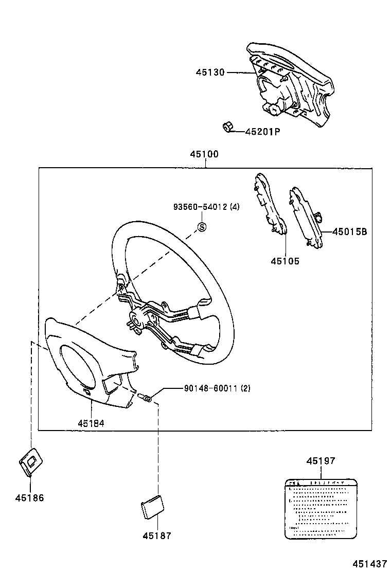 45015-26010 PLATE SUB-ASSY, HORN BUTTON CONTACT, NO.2 product image
