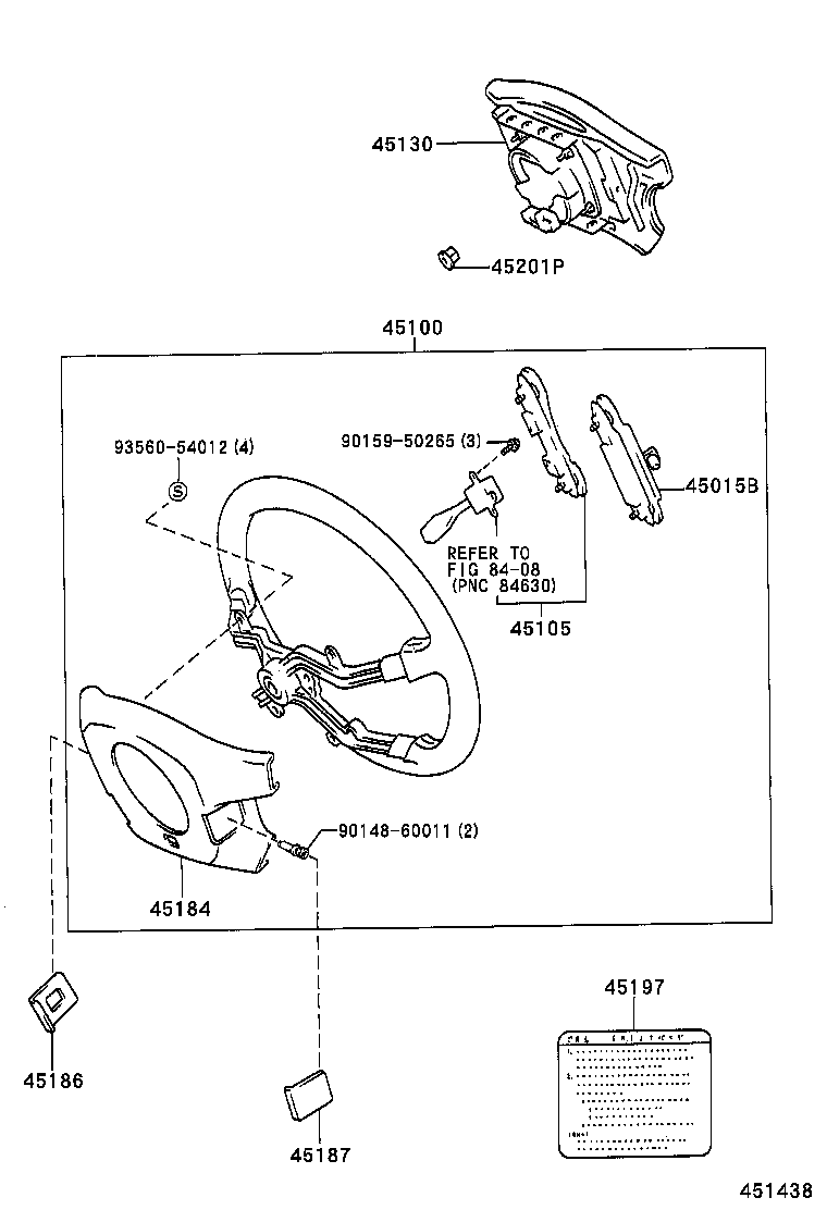 45015-26010 PLATE SUB-ASSY, HORN BUTTON CONTACT, NO.2 product image