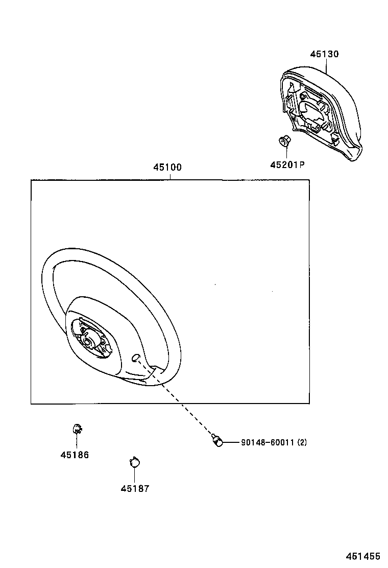 45105-26080 PLATE SUB-ASSY, HORN BUTTON CONTACT, NO.1 product image