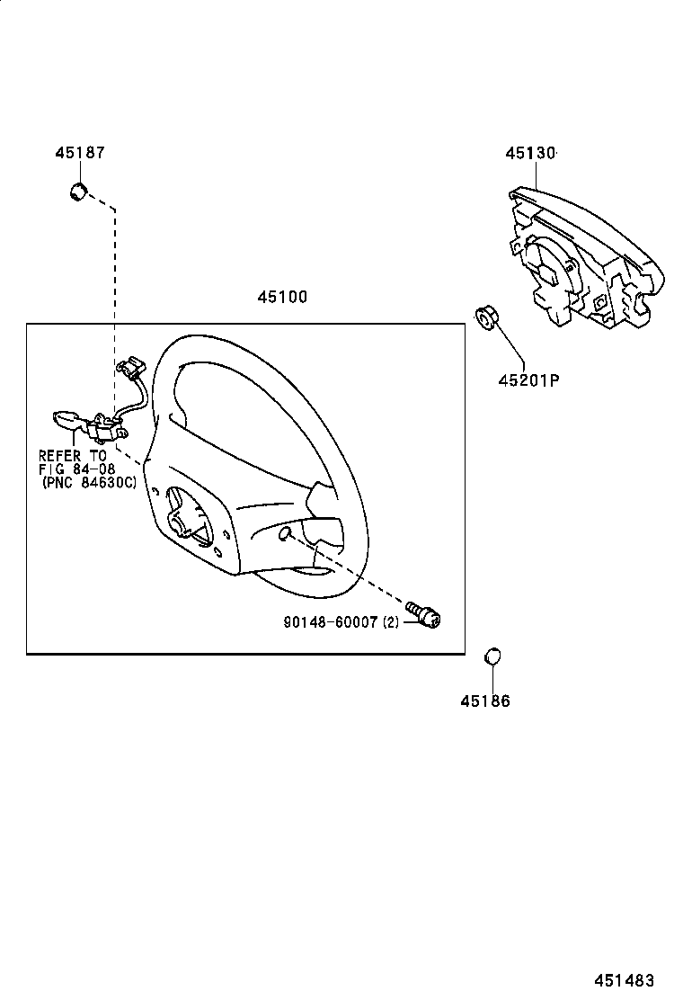 45100-22780-B0 WHEEL ASSY, STEERING product image