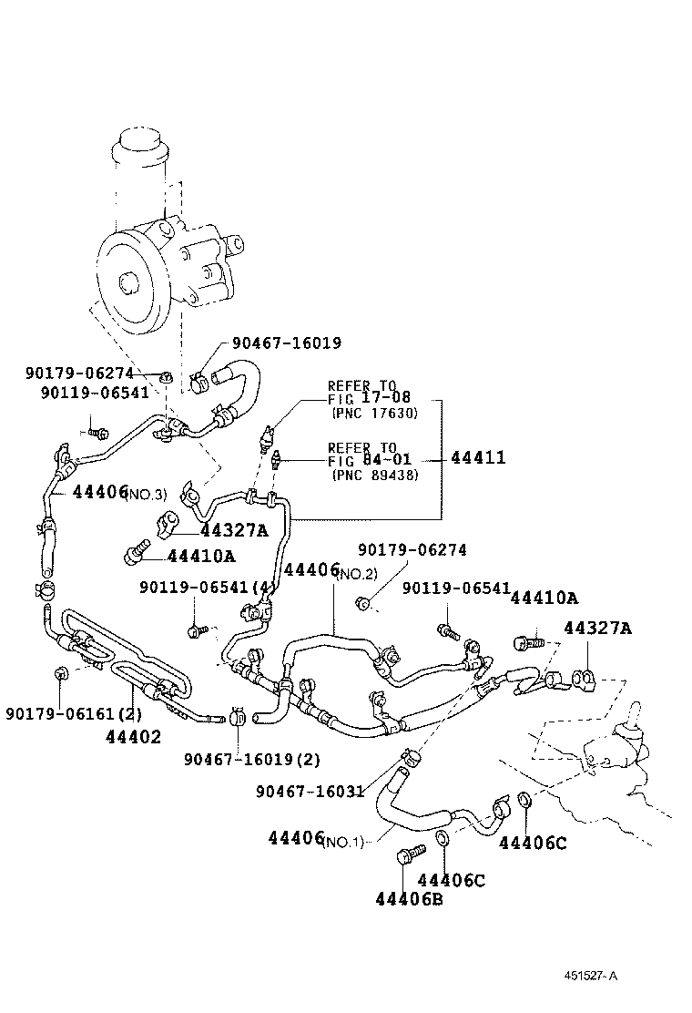 44402-40030 COOLER SUB-ASSY, POWER STEERING OIL, NO.1 product image