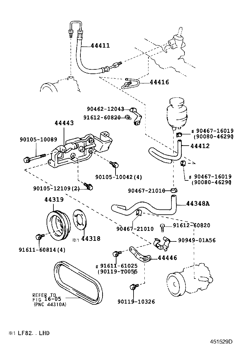 44318-27010 SPACER, VANE PUMP DRIVE PULLEY product image