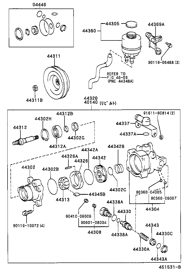 44320-30530 PUMP ASSY, VANE product image