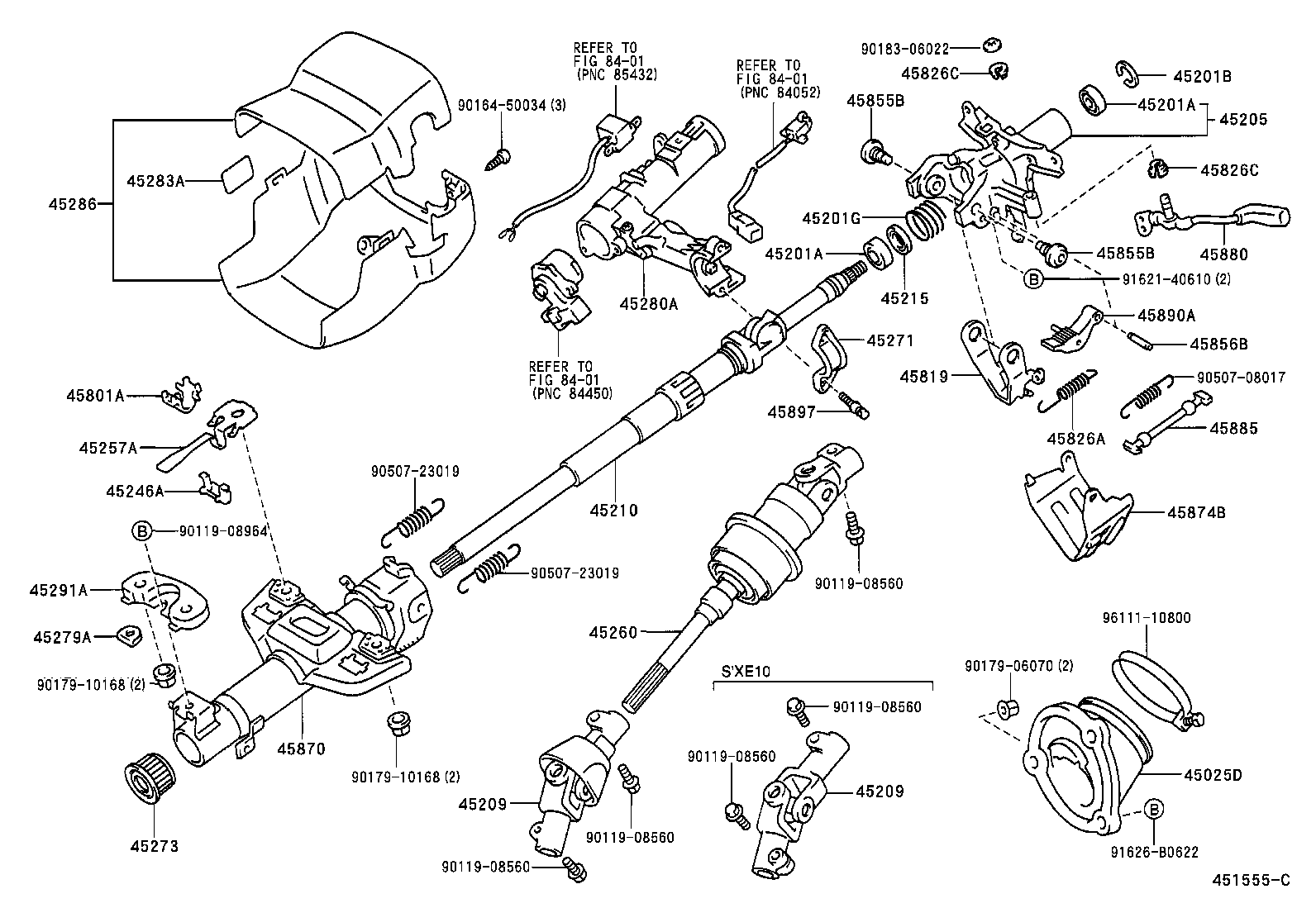 45206-30070 YOKE SUB-ASSY, STEERING SLIDING product image