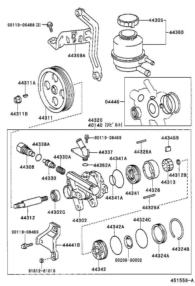 44320-53010 PUMP ASSY, VANE product image