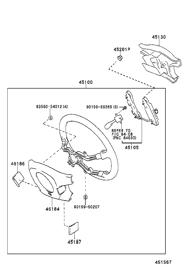 45105-30180 PLATE SUB-ASSY, HORN BUTTON CONTACT, NO.1 product image