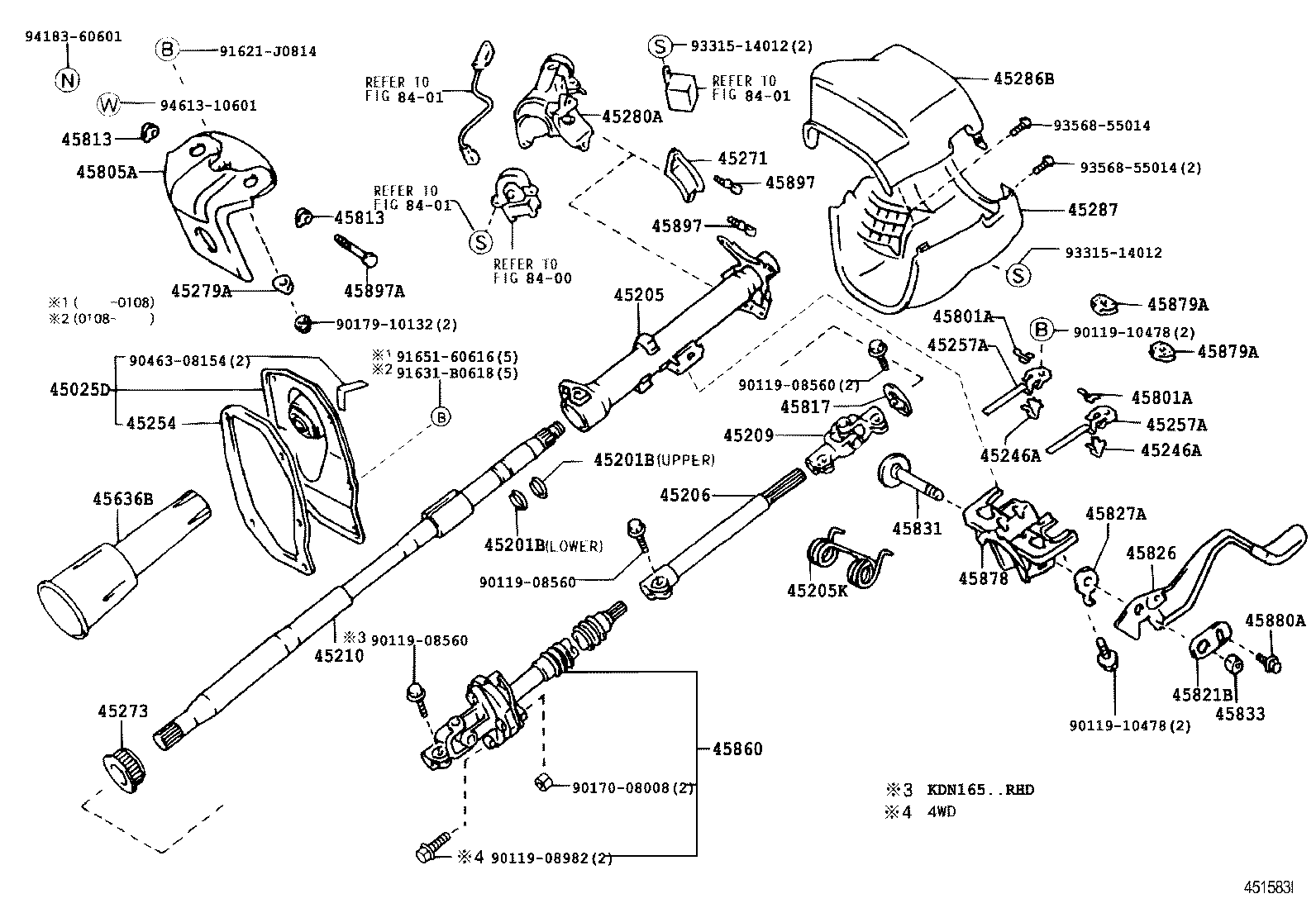 45209-35110 YOKE SUB-ASSY, STEERING SLIDING product image