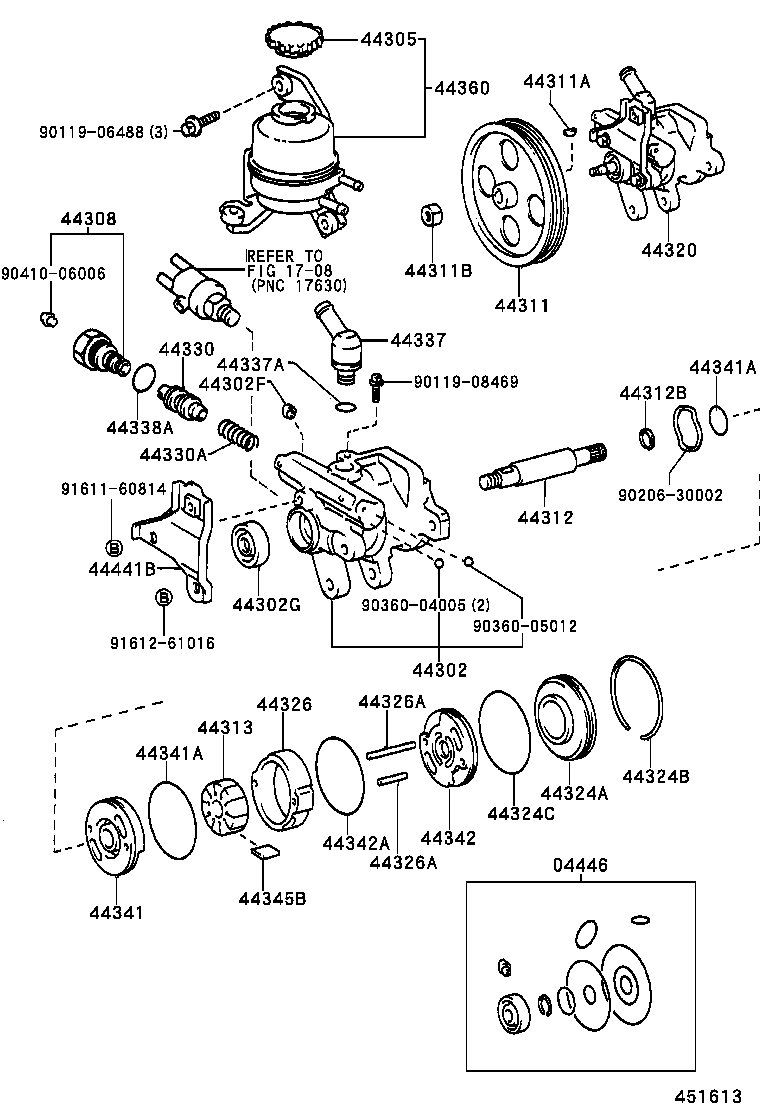 44320-22480 PUMP ASSY, VANE product image