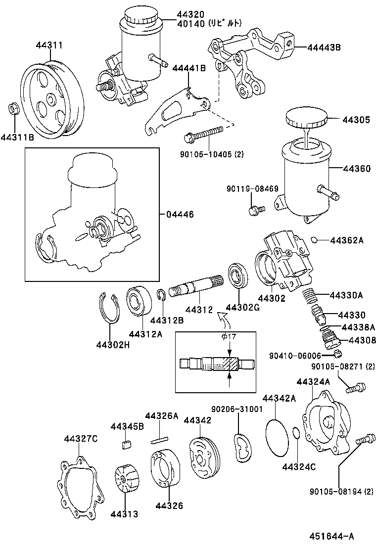 44320-30490 PUMP ASSY, VANE product image