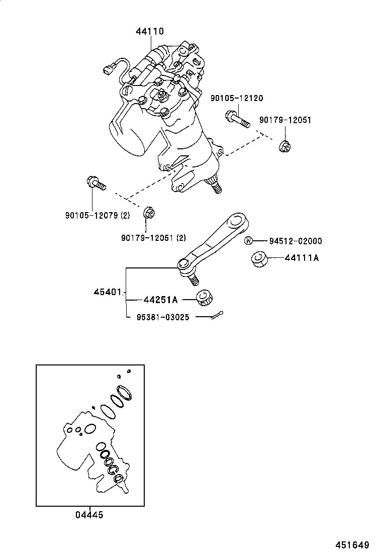 44105-30130 HOUSING SUB-ASSY, VALVE product image