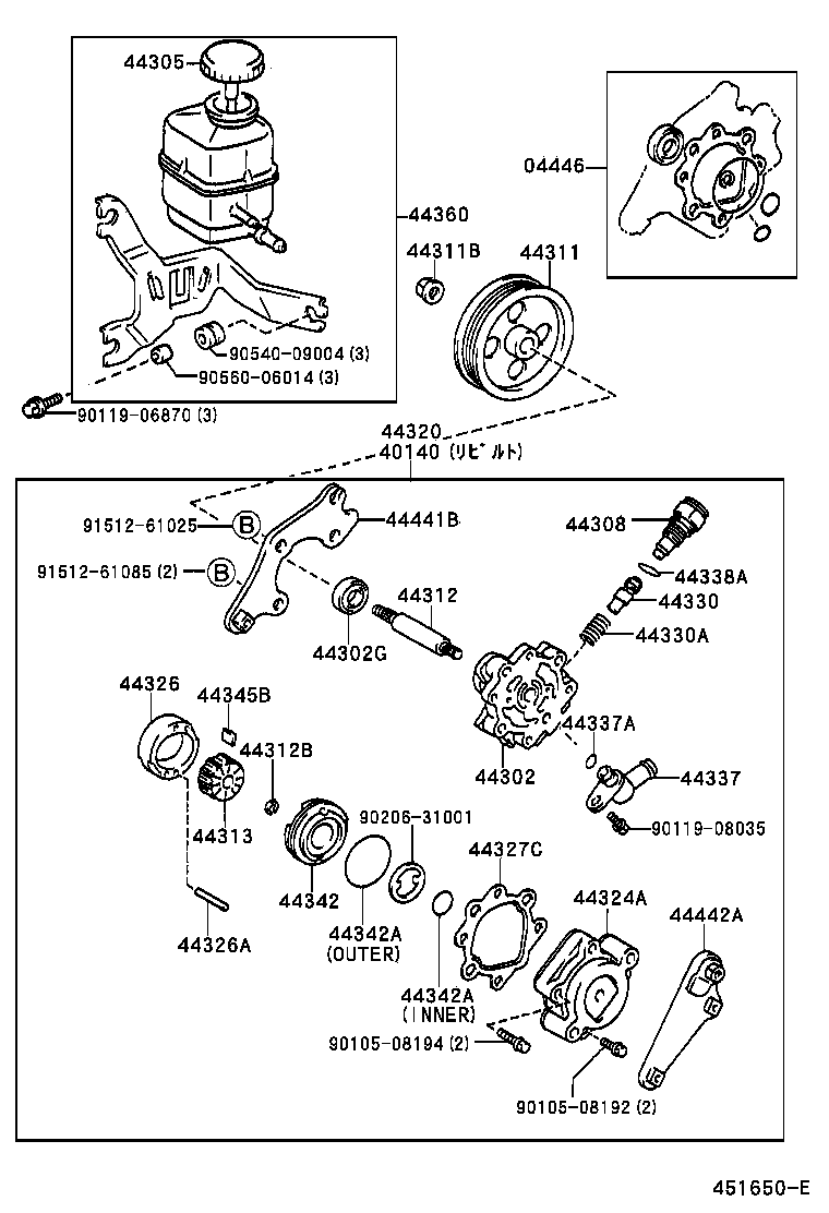 44320-48010 PUMP ASSY, VANE product image