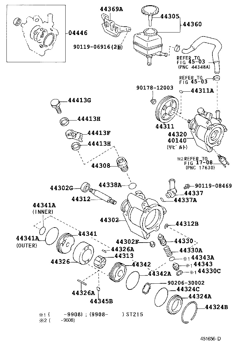 40140-20610 PUMP ASSY,VANE REBUILT product image