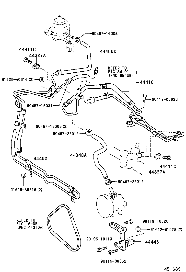 44327-30040 GASKET, PRESSURE PORT, NO.2 product image
