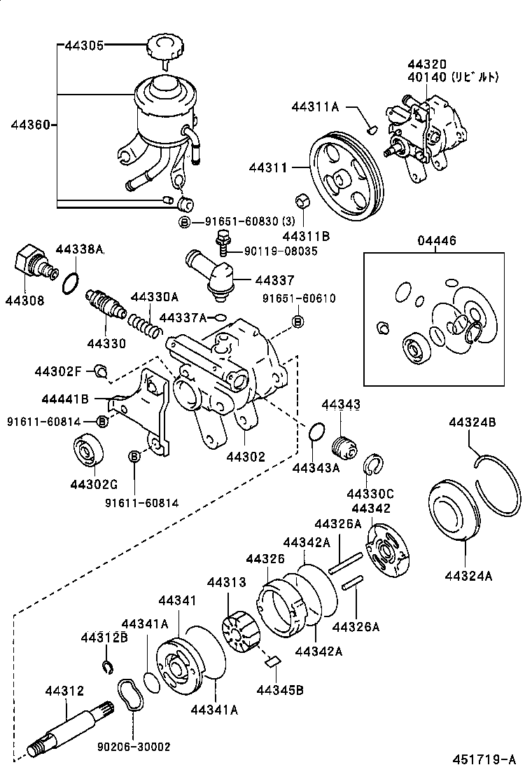 44320-30490 PUMP ASSY, VANE product image