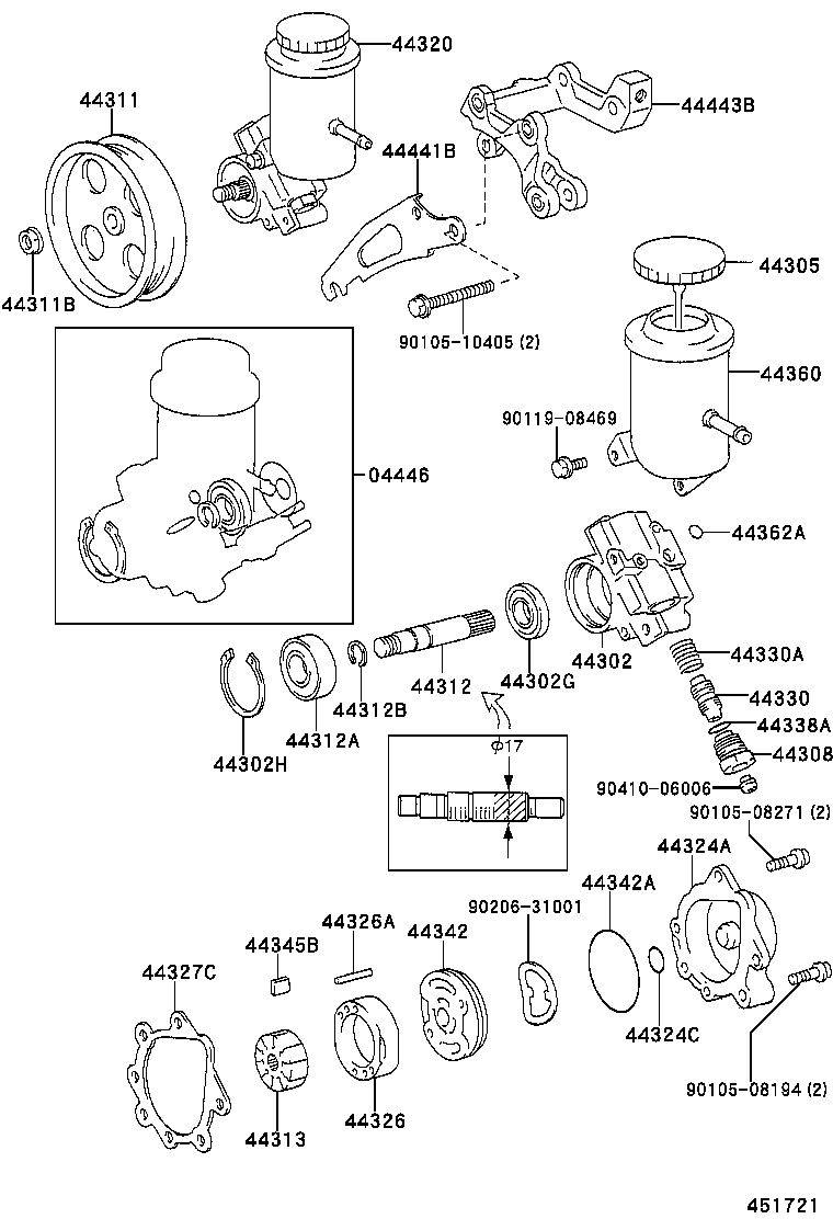 44320-30440 PUMP ASSY, VANE product image