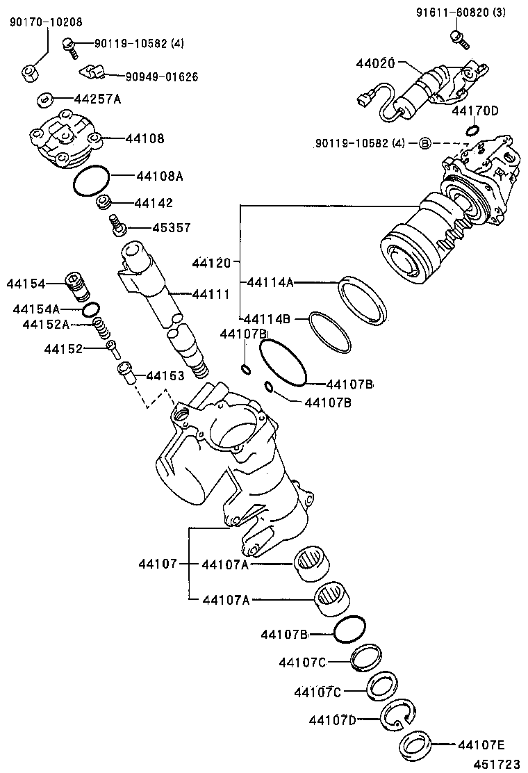 44105-30130 HOUSING SUB-ASSY, VALVE product image