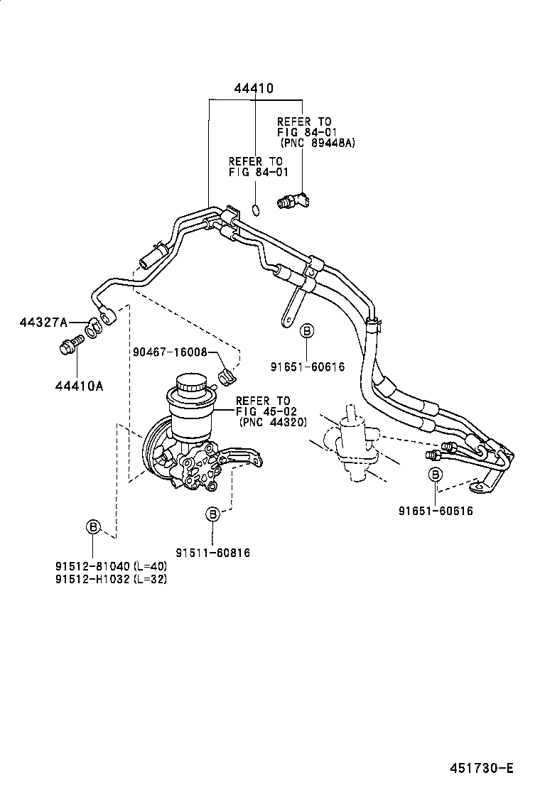 44327-12010 GASKET, PRESSURE PORT, NO.1 product image
