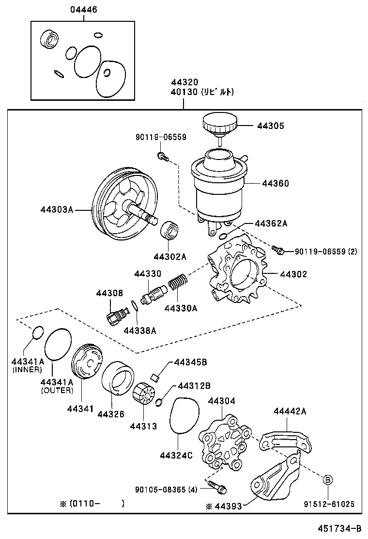 44310-52030 PUMP ASSY, VANE product image