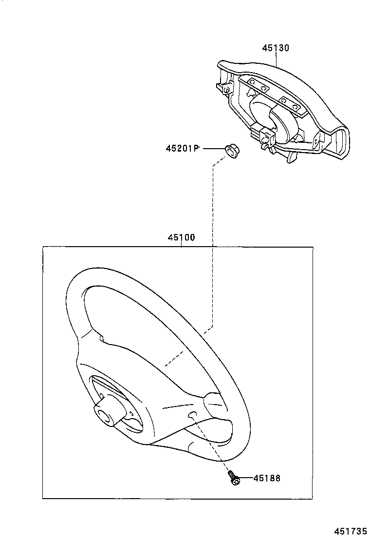 90148-60007 SCREW, STEERING WHEEL PAD ATTACHING product image
