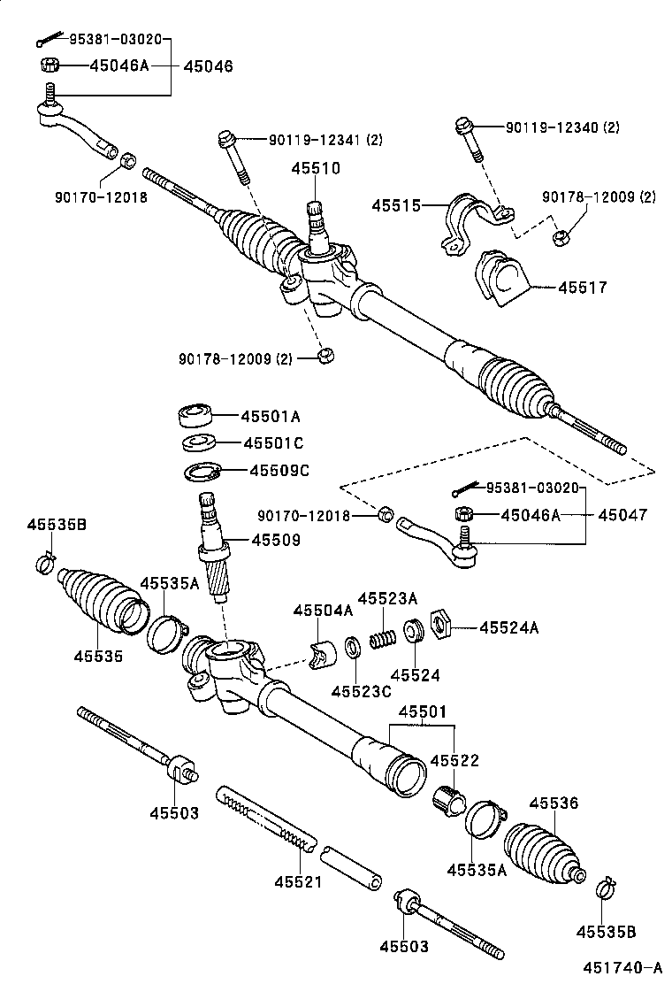 90467-19021 CLIP(FOR STEERING RACK BOOT) product image