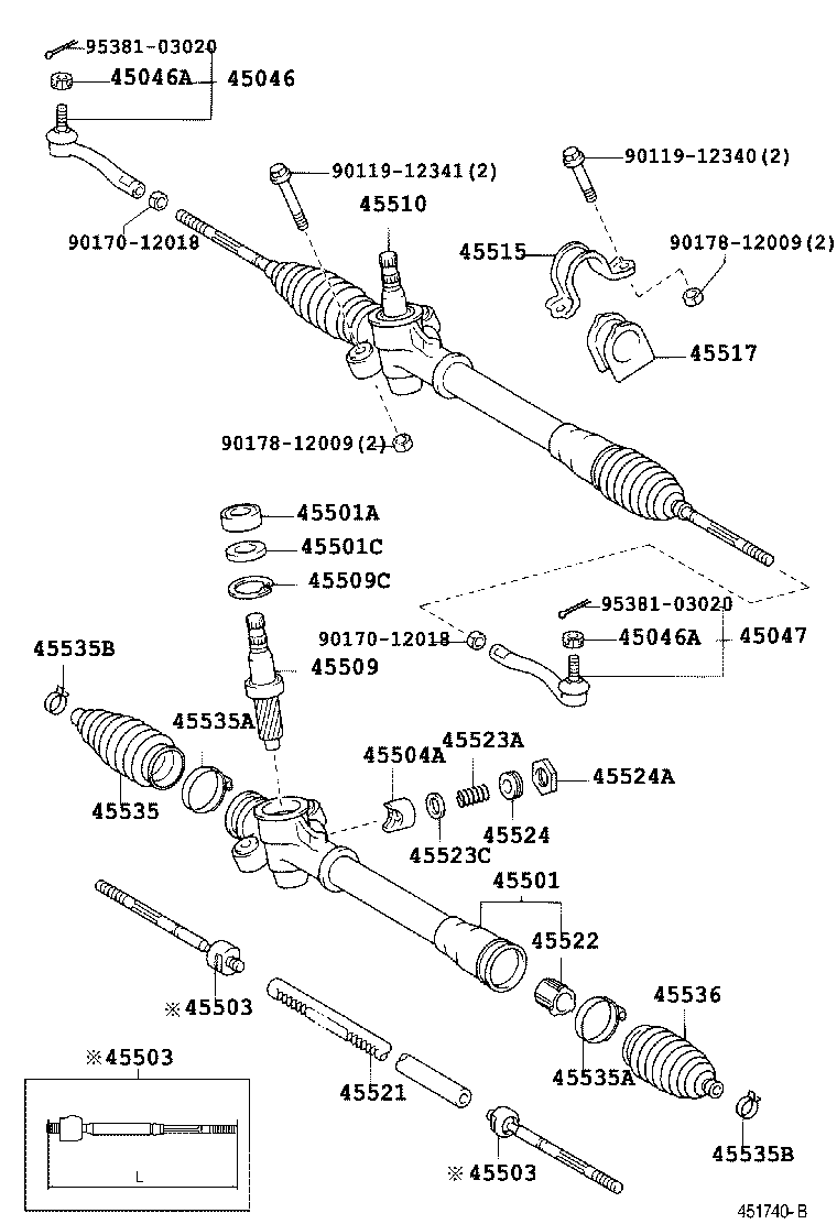 44243-52020 INSULATOR, POWER STEERING RACK HOUSING HEAT product image
