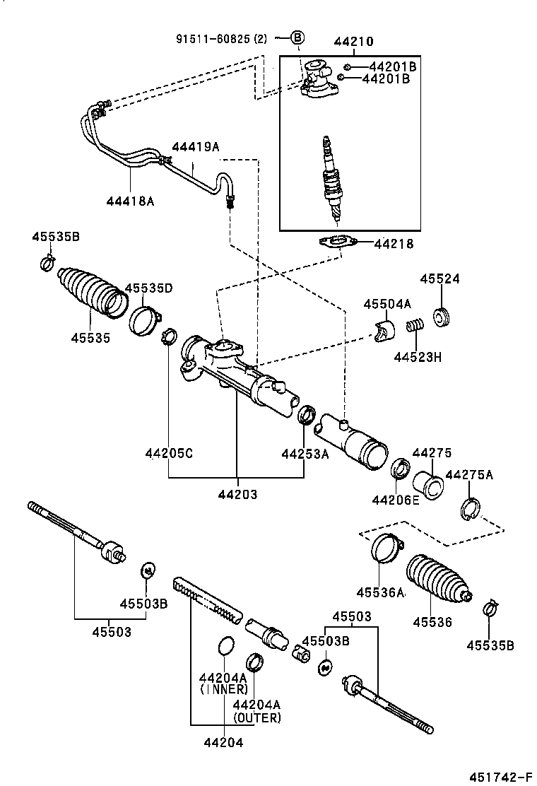 90467-19021 CLIP(FOR STEERING RACK BOOT) product image