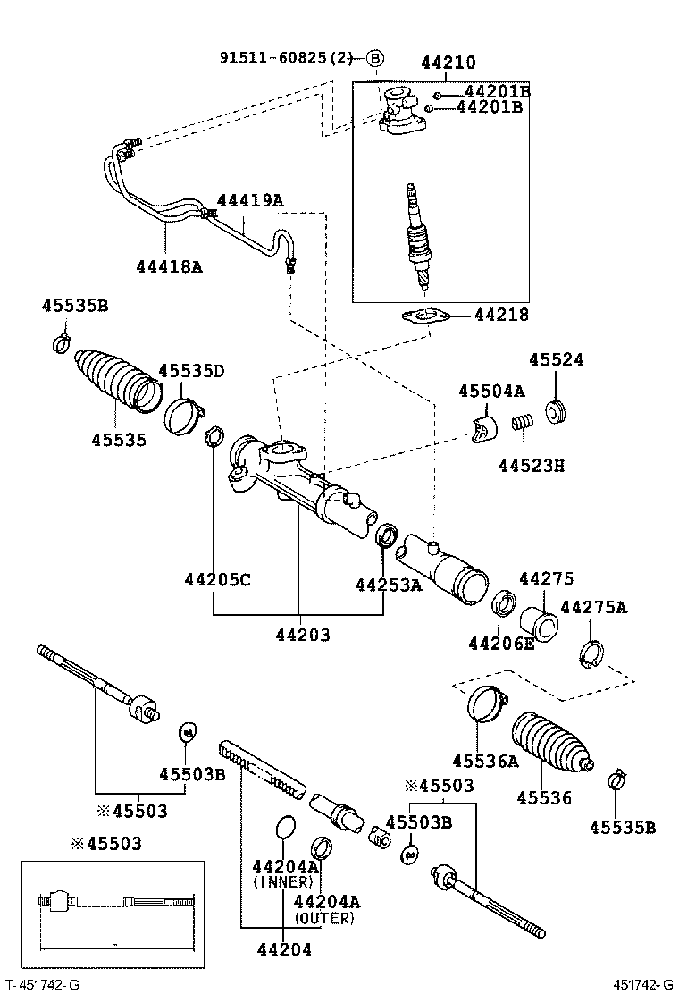 44243-52020 INSULATOR, POWER STEERING RACK HOUSING HEAT product image