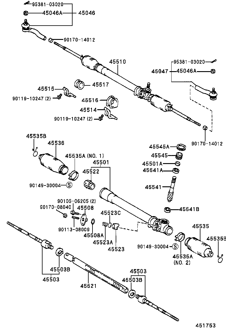44210-17030 VALVE ASSY, POWER STEERING CONTROL product image