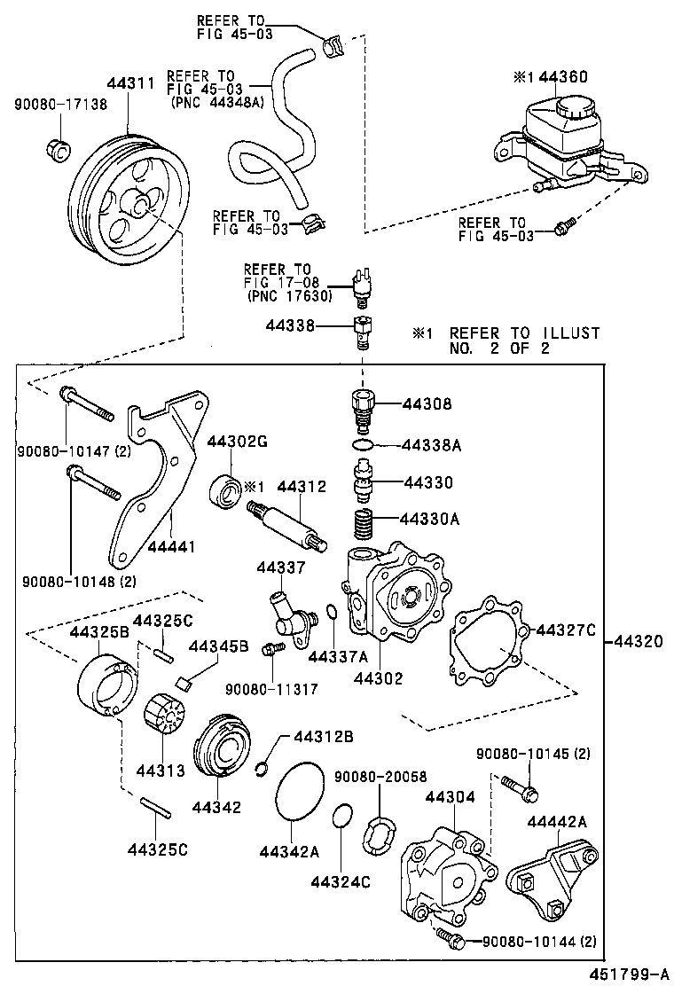 44369-02030 BRACKET, OIL RESERVOIR, NO.1 product image