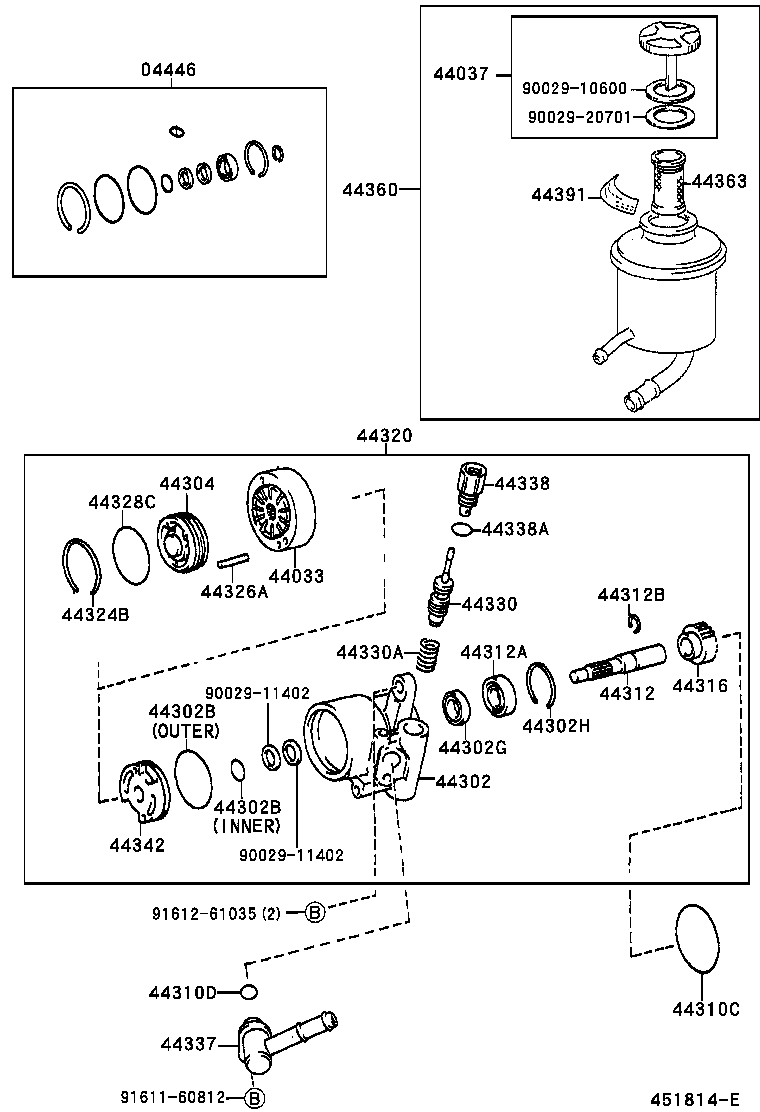 44033-36060 ROTOR SUB-ASSY, W/CAM & VANE product image