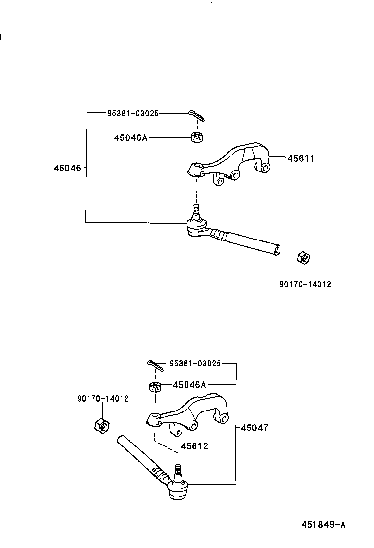 04445-27060 GASKET KIT, POWER STEERING GEAR(FOR RACK & PINION) product image