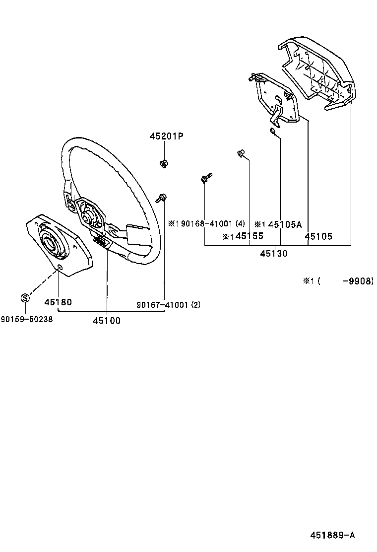 45105-60060 PLATE SUB-ASSY, HORN BUTTON CONTACT, NO.1 product image