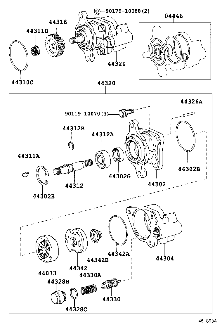 S4432-61180 END, VANE PUMP HOUSING product image