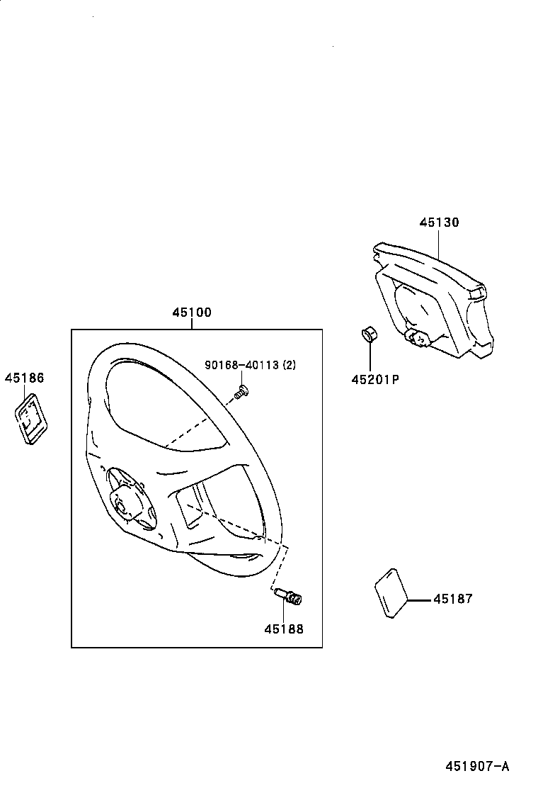 45105-04040 PLATE SUB-ASSY, HORN BUTTON CONTACT, NO.1 product image