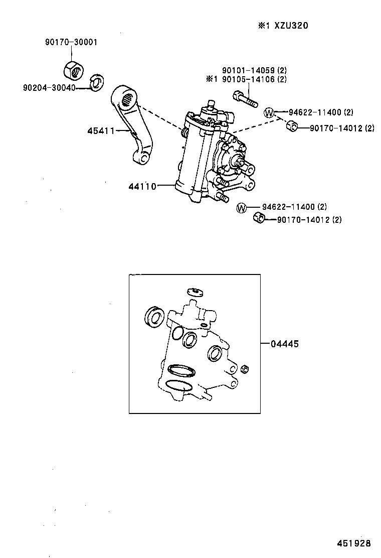 45046-39426 END SUB-ASSY, TIE ROD, RH product image