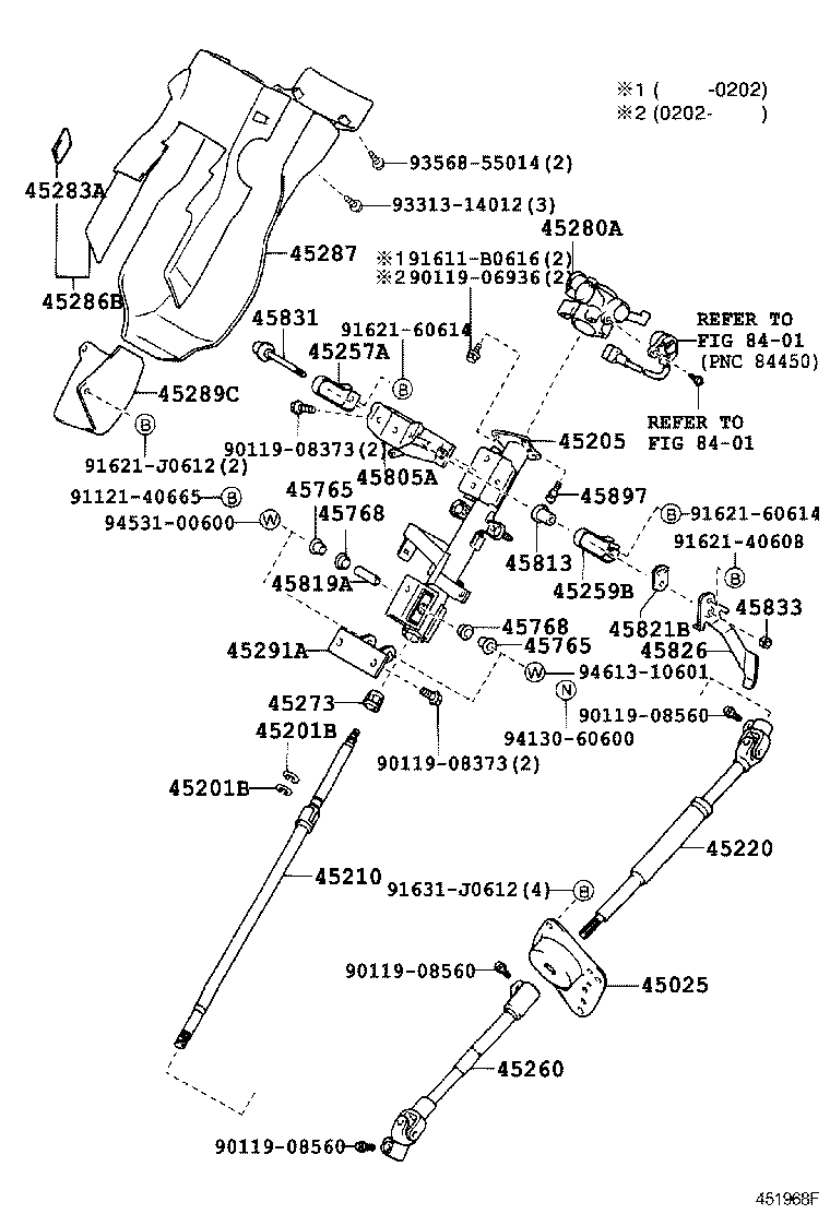 45220-37100 SHAFT ASSY, STEERING INTERMEDIATE product image