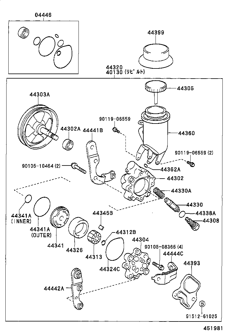 44310-52030 PUMP ASSY, VANE product image