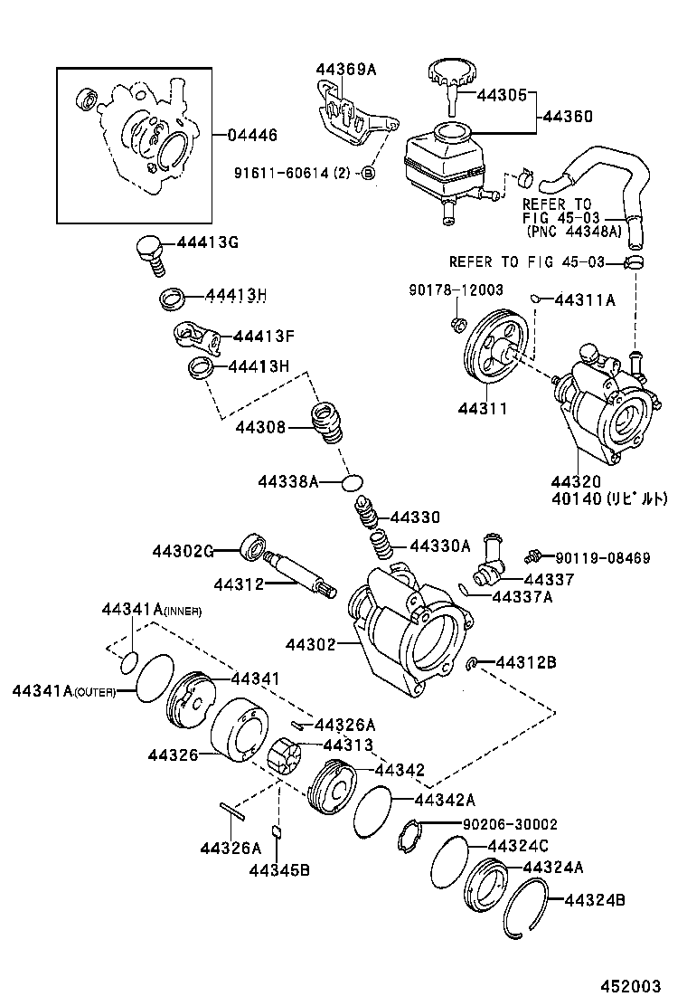 44320-20420 PUMP ASSY, VANE product image