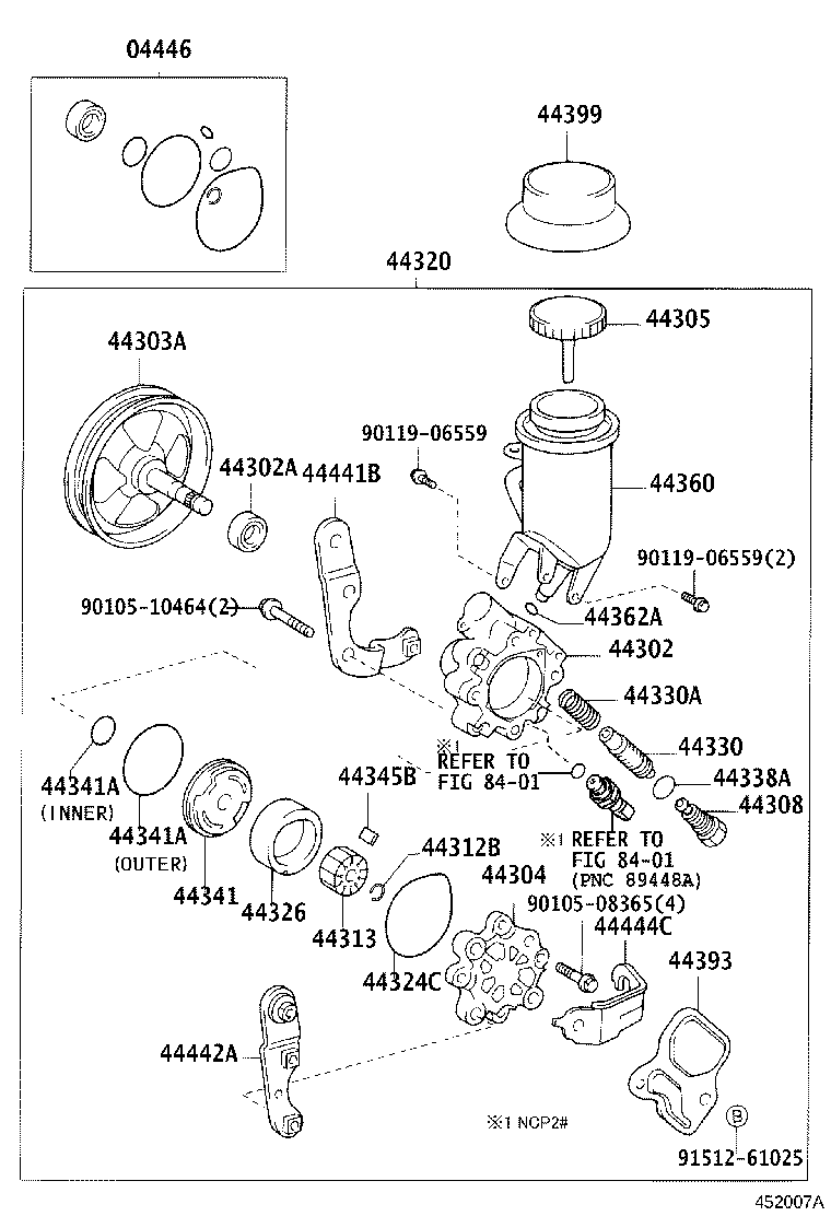44310-52050 PUMP ASSY, VANE product image