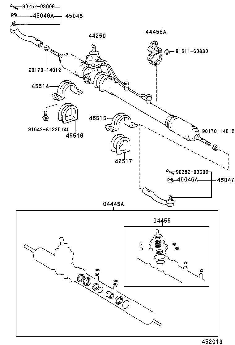 44210-28163 VALVE ASSY, POWER STEERING CONTROL product image