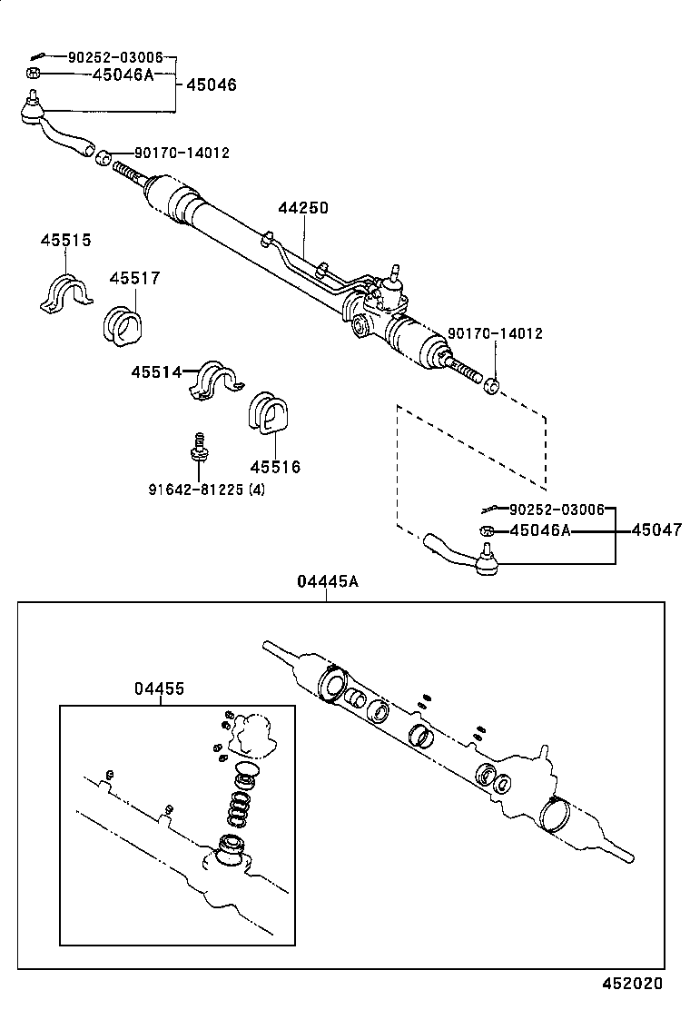 44210-28163 VALVE ASSY, POWER STEERING CONTROL product image