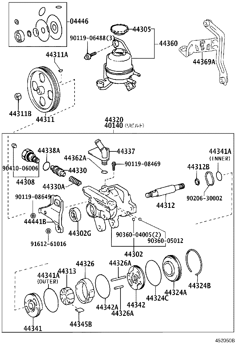 44320-30660 PUMP ASSY, VANE product image