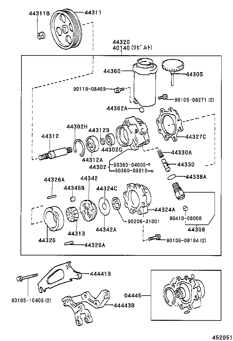44320-30660 PUMP ASSY, VANE product image