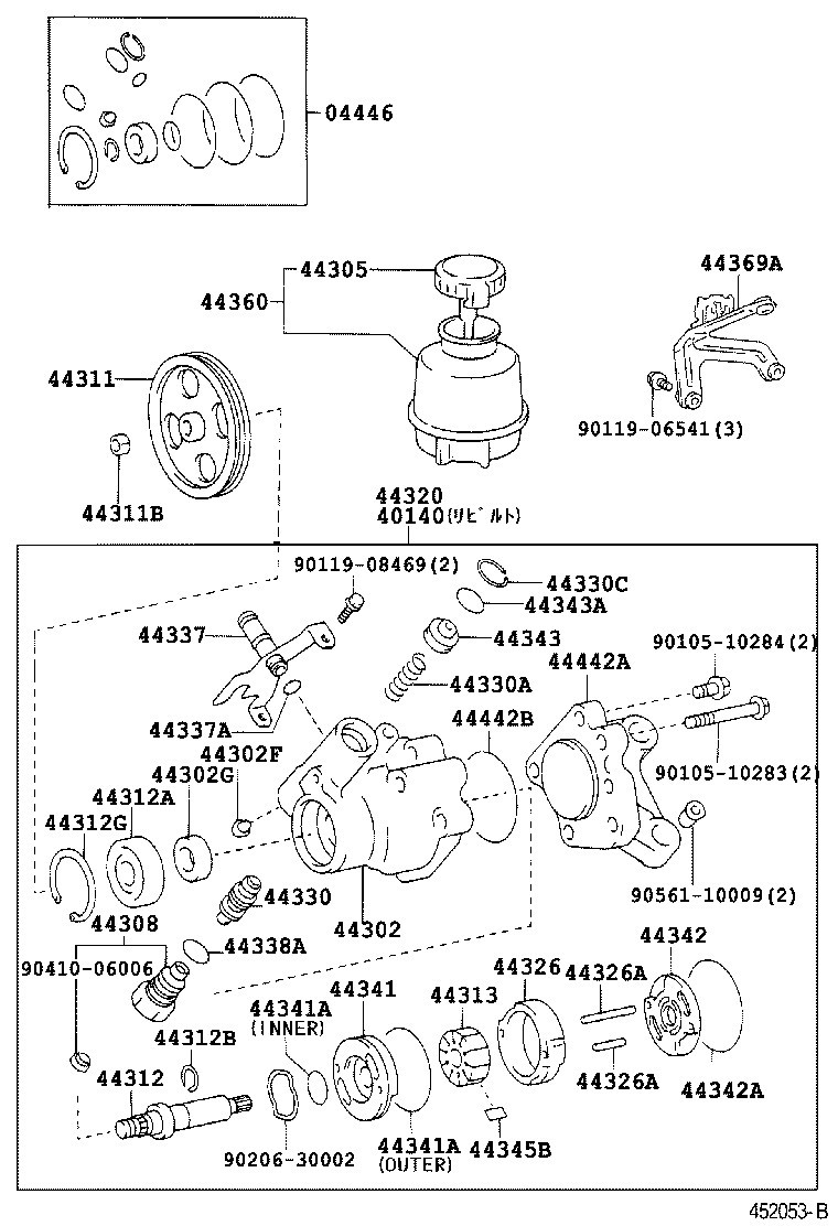 44320-30660 PUMP ASSY, VANE product image