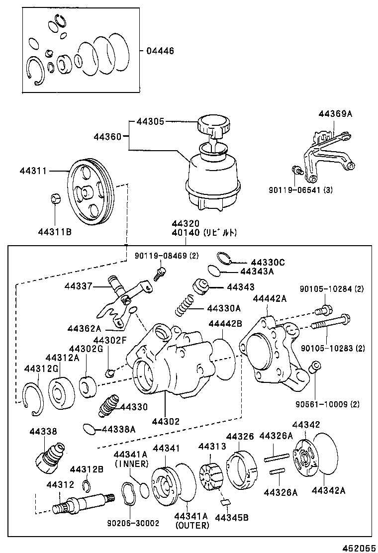 44320-30660 PUMP ASSY, VANE product image