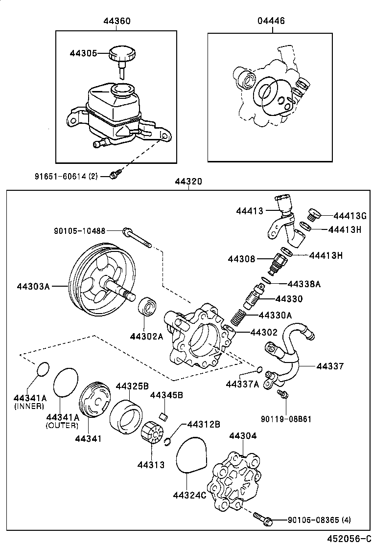 44320-12342 PUMP ASSY, VANE product image