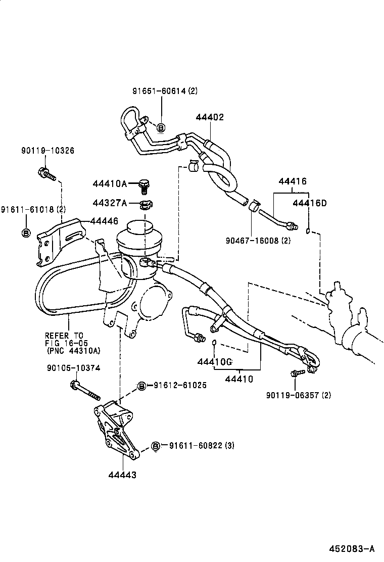 44402-12190 COOLER SUB-ASSY, POWER STEERING OIL, NO.1 product image