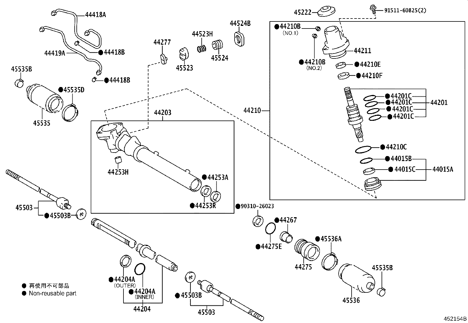 40120-43010 GEAR ASSY,POWER STEERING,REBUILT product image
