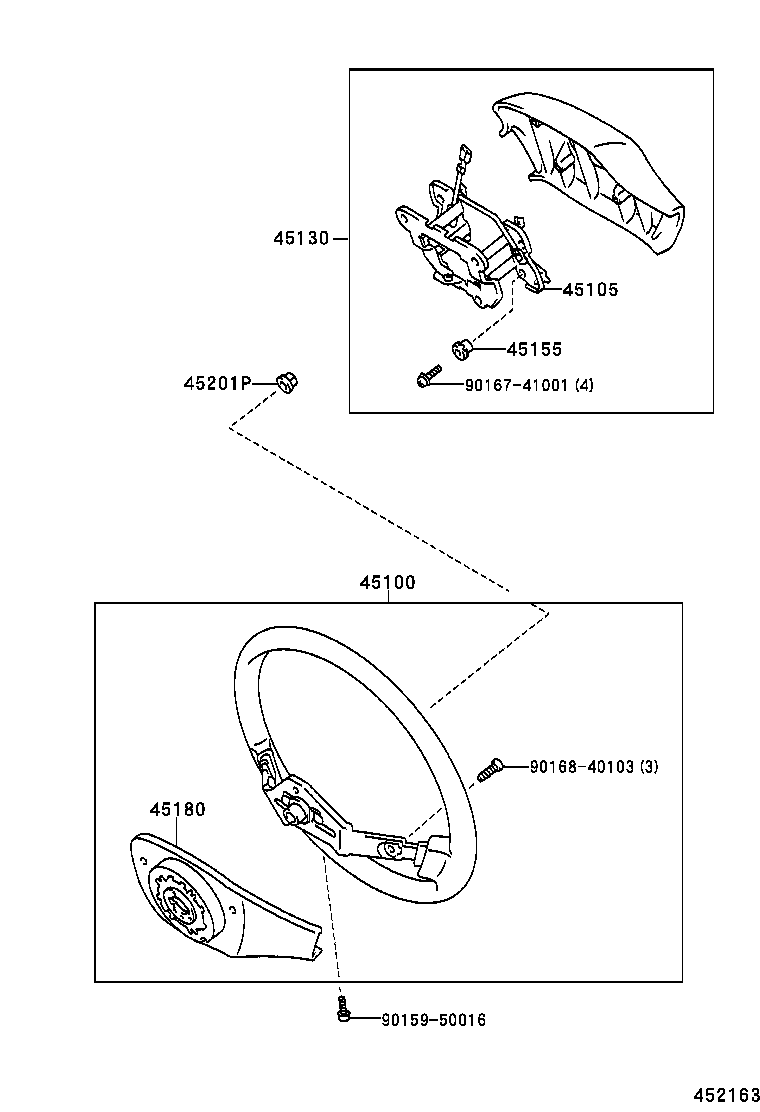 45105-13010 PLATE SUB-ASSY, HORN BUTTON CONTACT, NO.1 product image
